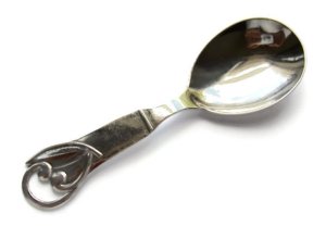 Chrstian Knudsen Hansen 830 silver spoon, 1939.