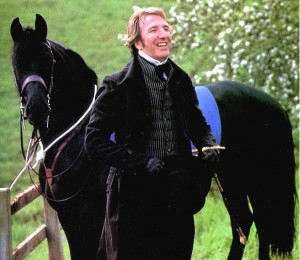 Alan Rickman as Colonel Brandon in sense and Sensibility. Again, not photographed at Mompesson House.