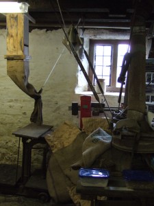 Machinery on the Meal Floor of the Mill.