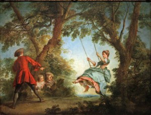 'The Swing' by Nicolas Lancret, 1730-35.