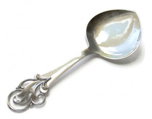 Carl M Cohr 830 silver spoon, 1935.