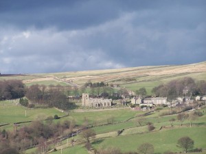High Bradfield Church and village. Photo by Terry Robinson.