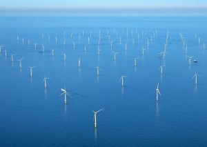 Sheringham Shoal wind farm. Here there be sea monsters (okay, seals). Photo by Mike Page.
