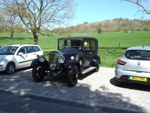 1929 Rolls Royce. Sadly the Spirt of Ecstasy at this point was in brother-in-law's pocket because if she was left on the car she might well have been pinched!