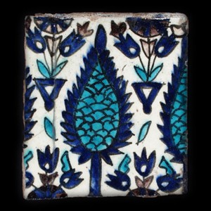 Iznik tile from the Glessner House