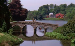 Stourhead in a scene from Barry Lyndon.