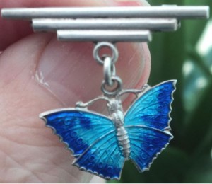 Art Deco butterfly brooch. For sale on eBay.
