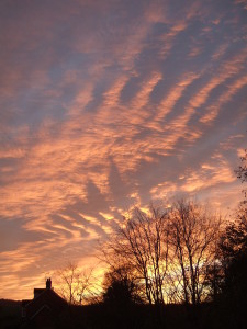 A Wiltshire sunset.