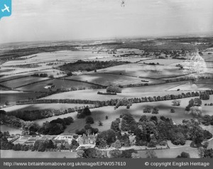 An unlocated country house and countryside.