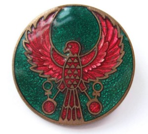 Horus brooch. Click on photo for details.