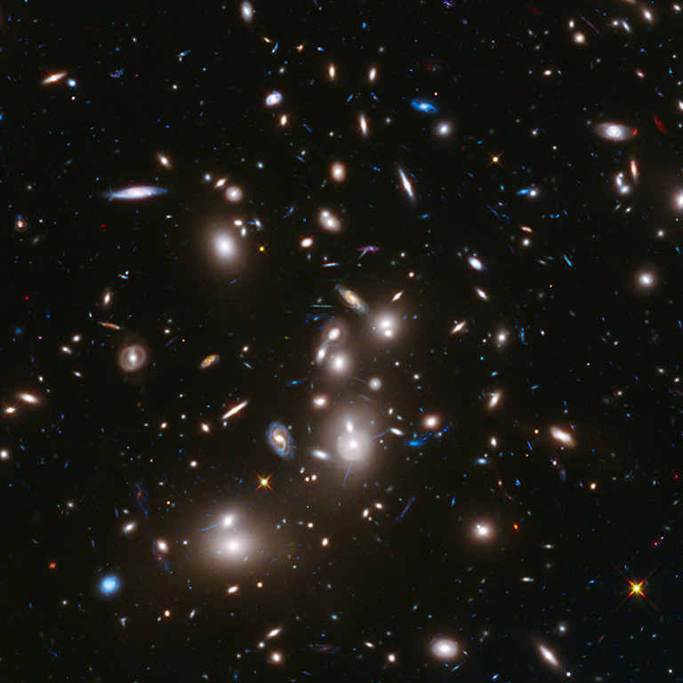 Hubble Space Telescope 2014: Frontier Field Abell 2744. Photo by the magnificent, utterly wonderful NASA.
