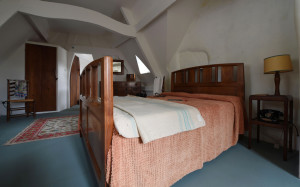 The master bedroom at Stoneywell. Photo by Joe Giddens/PA.