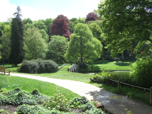 The Palladian Bridge from the Temple of Flora.