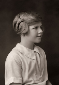 Venetia Burney, aged 11.