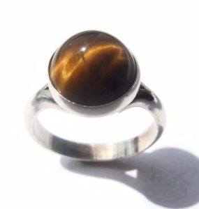 N E From tiger's eye ring. For sale in my Etsy shop: click on photo for details.