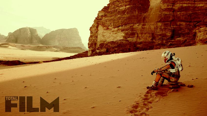 Matt Damon in Wadi Rum. The photo hasn't been 'Marsified' as you can see some small camel thorn seedlings.