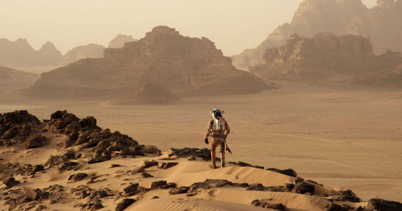 The Martian, filmed in Wadi Rum in Jordan. 