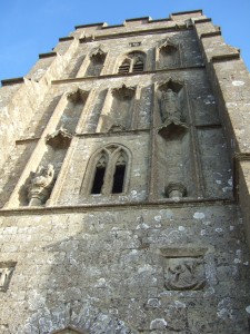 South-west face of the tower.
