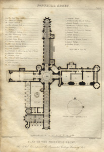 Fonthill Abbey ground plan.