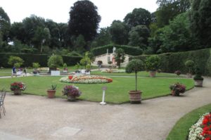The beautifully kept gardens at Mount Edgcumbe House.