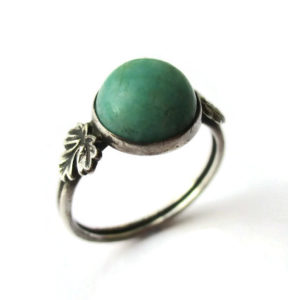 Lovely Arts and Crafts ring, for sale in my Etsy shop. Click on photo for details.
